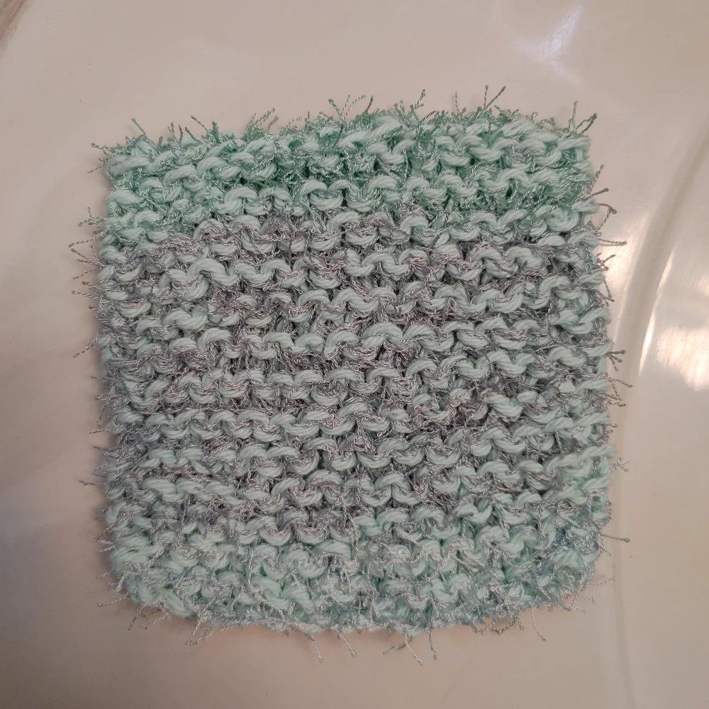 Scrubby Stripes Exfoliating Washcloths, Cool Mint, 3-Piece Set